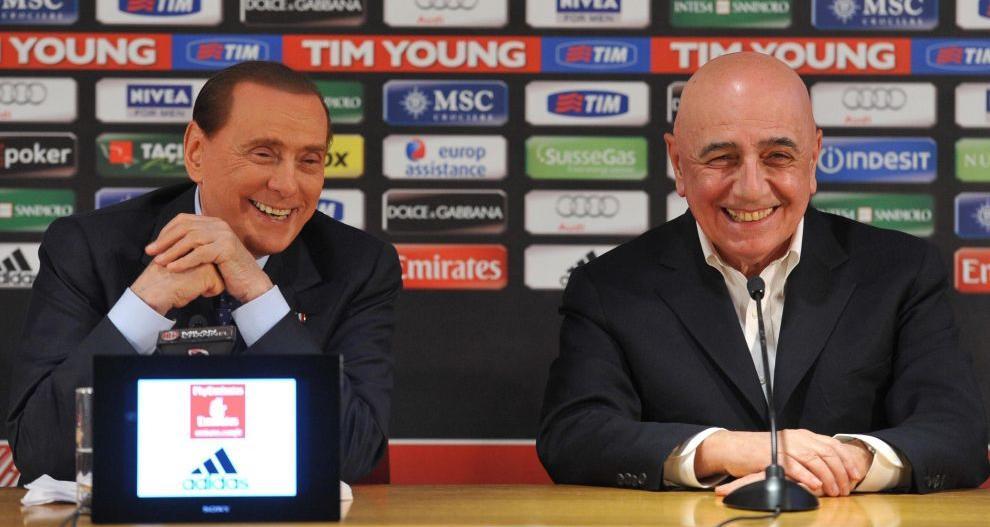 Berlusconi Galliani Milan