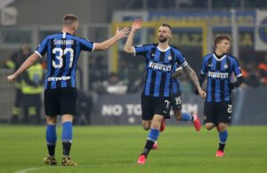 Brozovic Skriniar Barella Inter MilanPress
