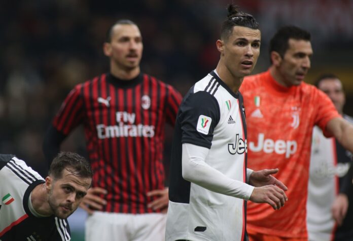 Milan-Juventus: Cristiano Ronaldo e Zlatan Ibrahimovic - Milanpress, robe dell'altro diavolo