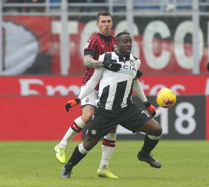 Okaka Romagnoli Udinese MilanPress