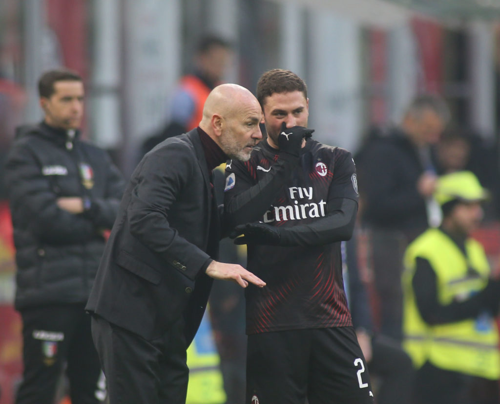 Milan: Stefano Pioli e Davide Calabria - Milanpress, robe dell'altro diavolo
