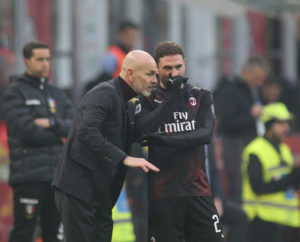 Milan: Stefano Pioli e Davide Calabria - Milanpress, robe dell'altro diavolo