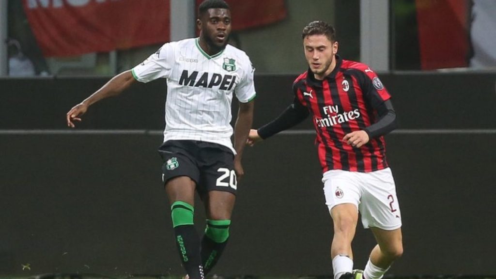 Milan-Sassuolo: Davide Calabria e Jeremie Boga - Milanpress, robe dell'altro diavolo