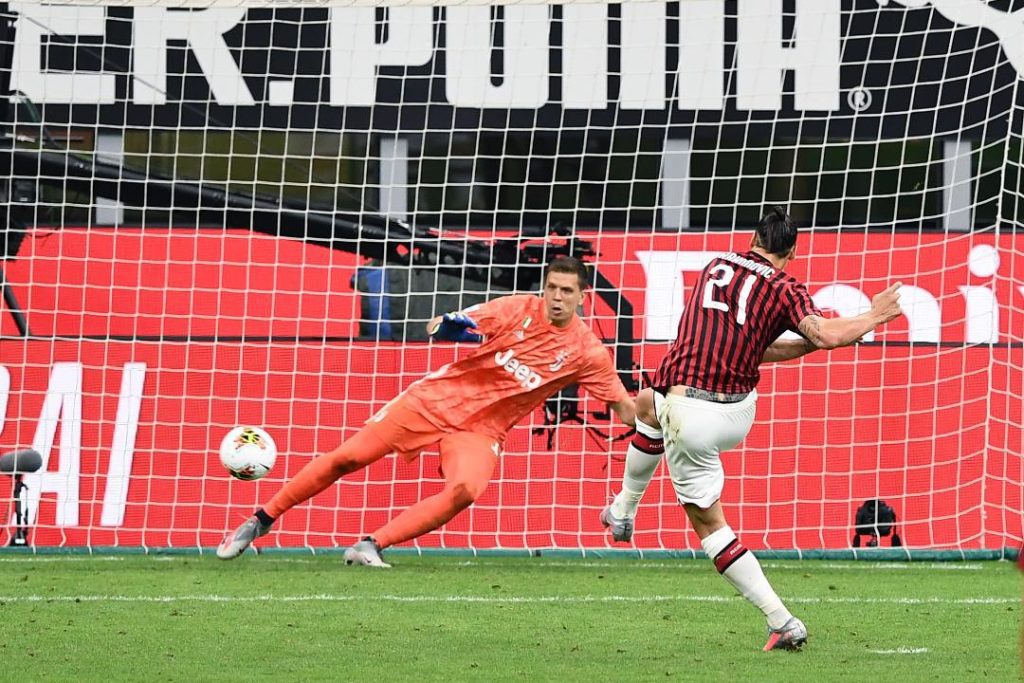 Milan: Zlatan Ibrahimovic batte Wojciech Szczseny e riapre Milan-Juventus - Milanpress, robe dell'altro diavolo