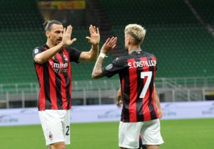 Milan: Zlatan Ibrahimovic e Samu Castillejo - MilanPress, robe dell'altro diavolo