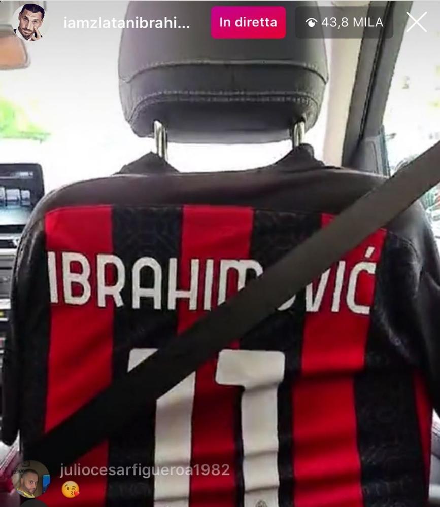 Milan: Zlatan Ibrahimovic mette "al sicuro" la sua nuova maglia - Milanpress, robe dell'altro diavolo