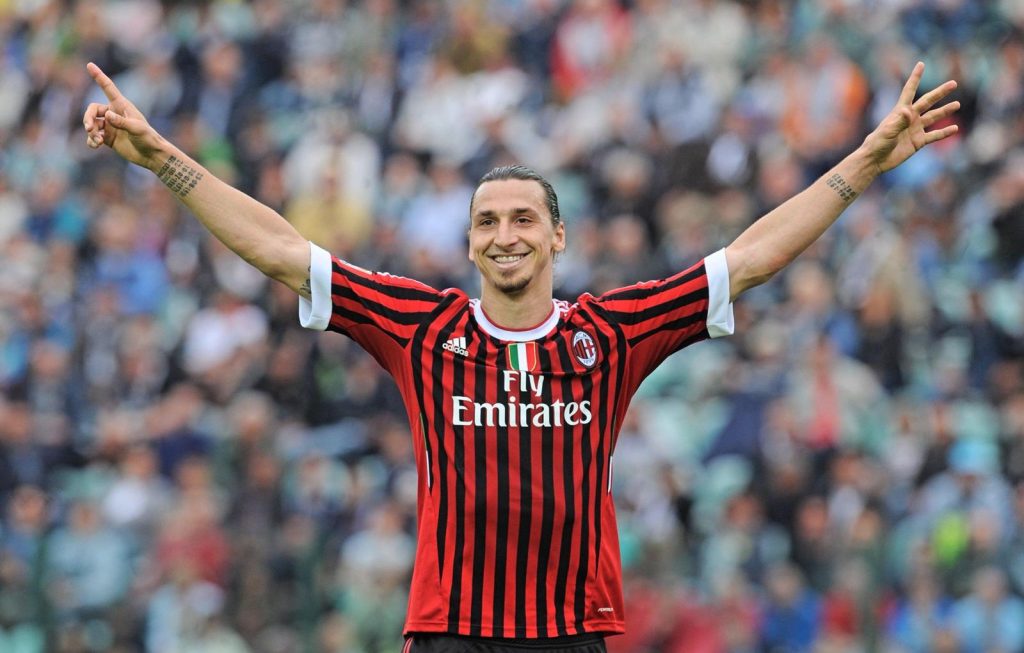 Milan: Zlatan Ibrahimovic con la maglia del Milan nella stagione 2011/12 - Milanpress, robe dell'altro diavolo