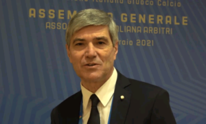 Il presidente dell'AIA Alfredo Trentalange