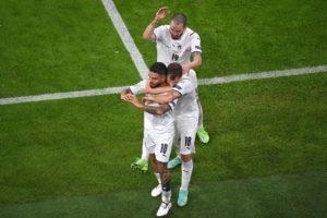 Nazionale Italiana: Barella, Bonucci e Insigne (Photo Credit: Agenzia Fotogramma)