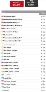 Biglietti Champions