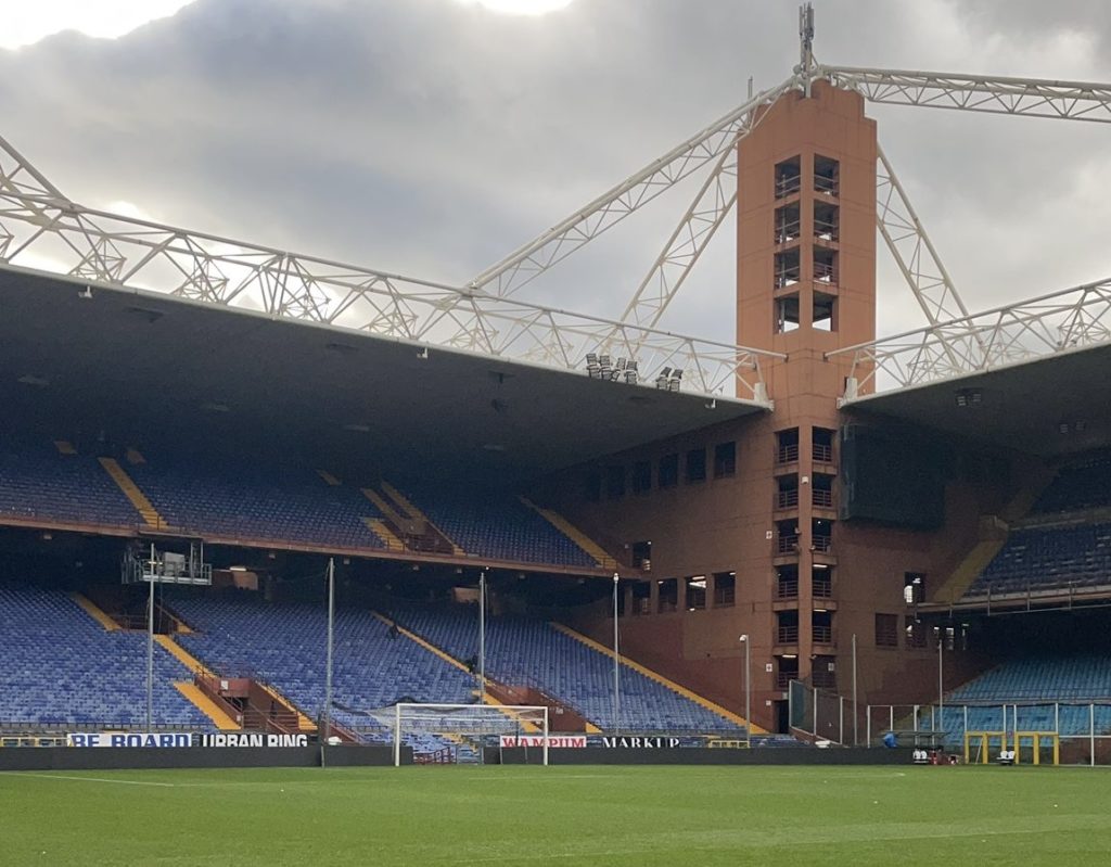 Stadio Ferraris, Sampdoria Genoa - Milanpress, robe dell'altro diavolo