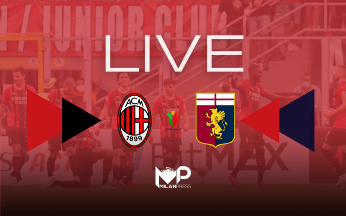 Milan-Genoa Coppa Italia Live