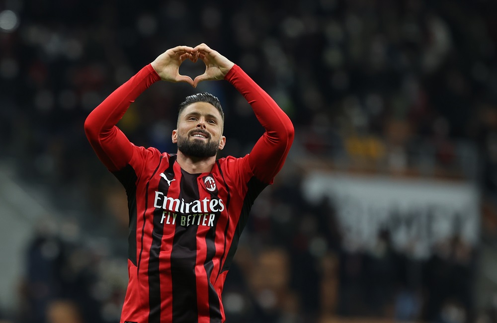 Giroud: Milan (Photo Credit: Agenzia Fotogramma)