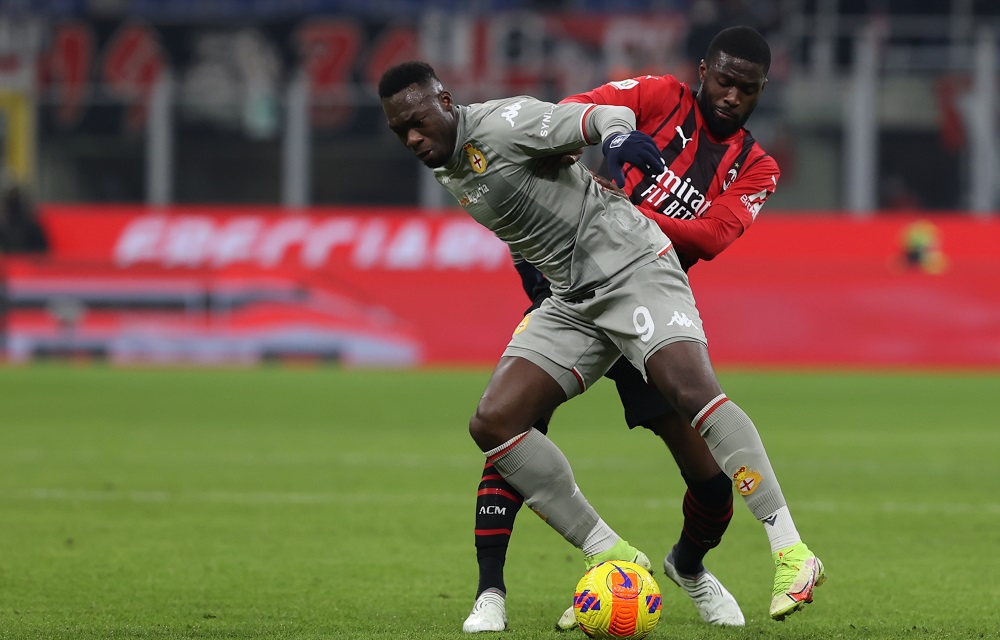 Milan-Genoa: Fikayo Tomori e Felipe Caicedo (Photo Credit: Agenzia Fotogramma)