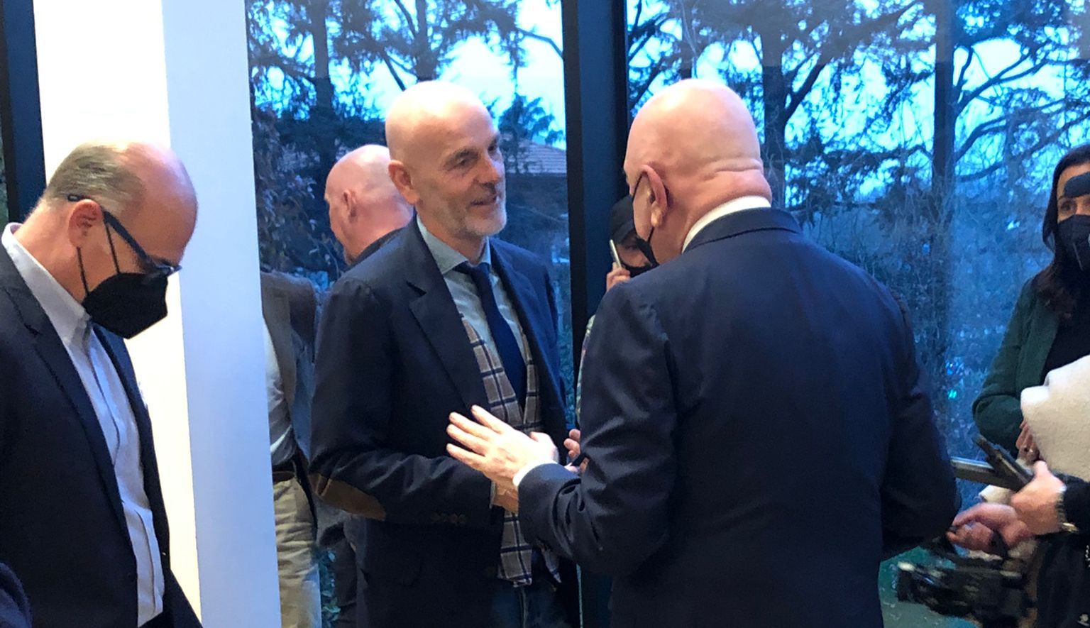 Stefano Pioli e Adriano Galliani - MilanPress, robe dell'altro diavolo Stefano Pioli e Adriano Galliani - MilanPress, robe dell'altro diavolo