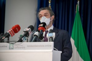 Il presidente di Regione Lombardia Attilio Fontana - MilanPress, robe dell'altro diavolo