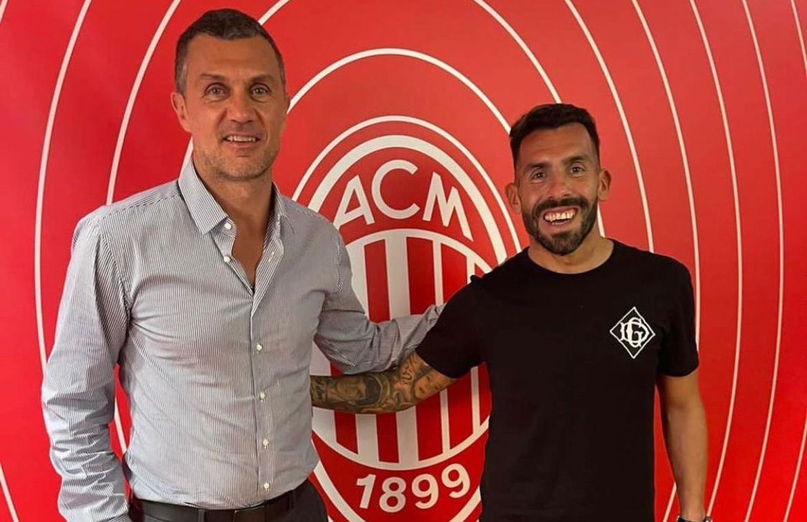 Carlos Tevez, Paolo Maldini - MilanPress, robe dell'altro diavolo Carlos Tevez, Paolo Maldini - MilanPress, robe dell'altro diavolo
