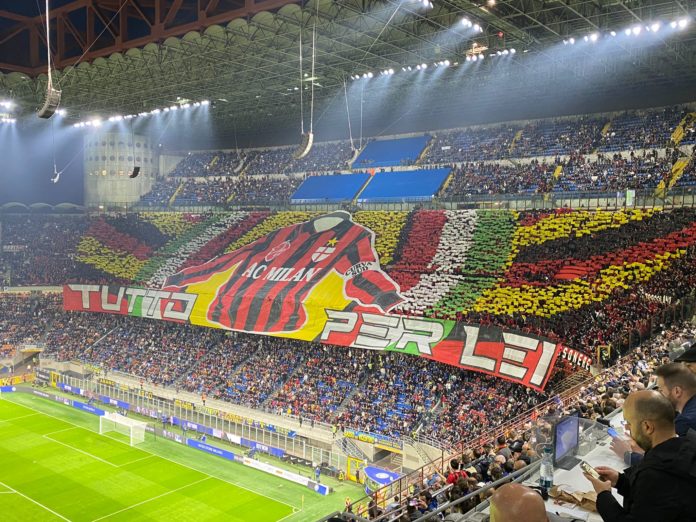 La coreografia della Curva Sud per il derby di ritorno di Coppa Italia - MilanPress, robe dell'altro diavolo