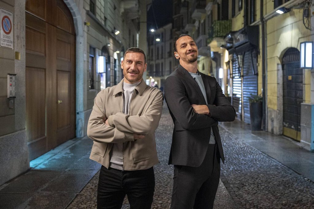 Francesco Totti e Zlatan Ibrahimovic - MilanPress, robe dell'altro diavolo Francesco Totti e Zlatan Ibrahimovic - MilanPress, robe dell'altro diavolo