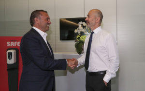 Milan: Gerry Cardinale, Ivan Gazidis (Photo by AC Milan/AC Milan via Getty Images)