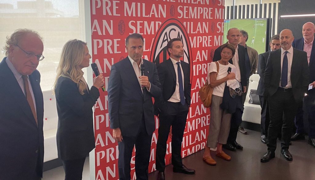 Milan: Gerry Cardinale, Giorgio Furlani, Paolo Scaroni, Ivan Gazidis - MilanPress, robe dell'altro diavolo