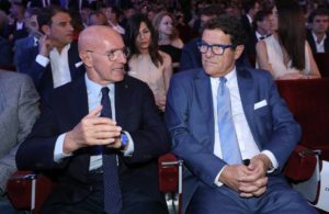 Arrigo Sacchi e Fabio Capello (Photo Credit: Agenzia Fotogramma)