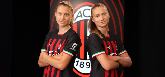 Milan Femminile: Kamila e Michaela Dubcova (Photo Credit: AC Milan)
