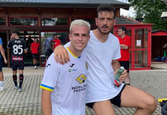 Milan-Pergolettese: Luca Villa, Alessandro Florenzi - MilanPress, robe dell'altro diavolo