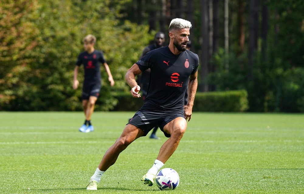 Olivier Giroud Milanello Olivier Giroud Milanello