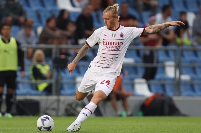 Milan: Simon Kjaer (Photo Credit: Agenzia Fotogramma)