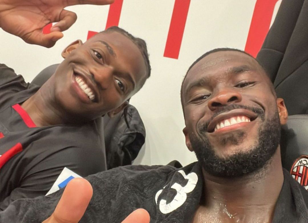 Milan-Inter: Fikayo Tomori e Rafael Leao dopo la vittoria nel derby