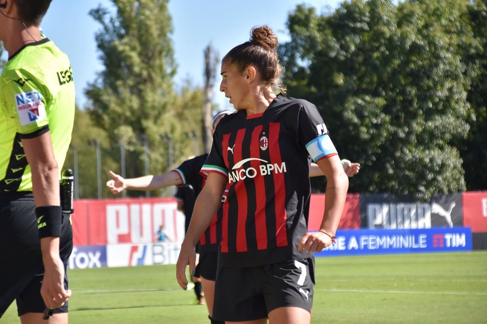 Milan Femminile: Valentina Bergamaschi - MilanPress, robe dell'altro diavolo