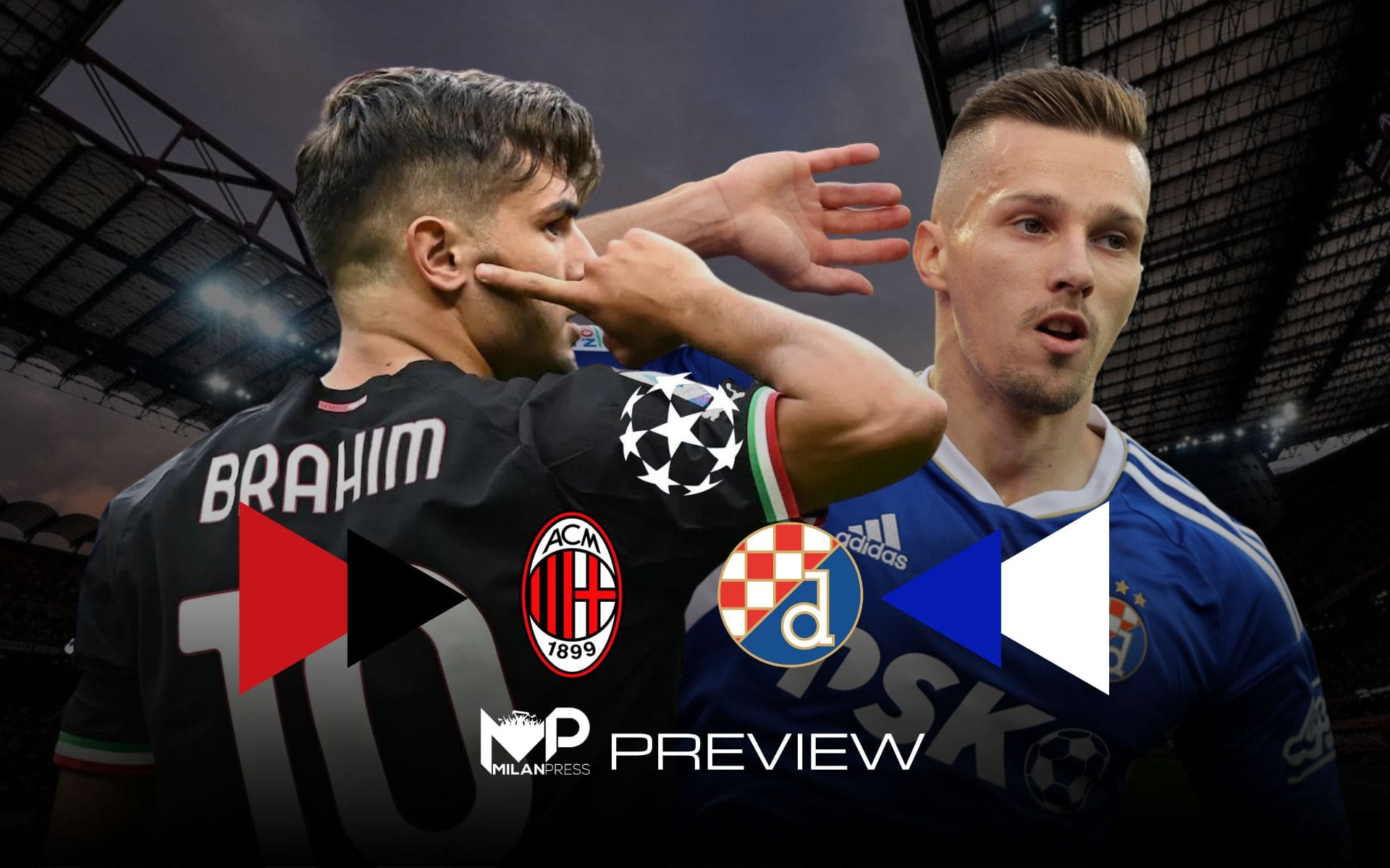 Milan-Dinamo Zagabria Champions League Live - MilanPress, robe dell'altro diavolo