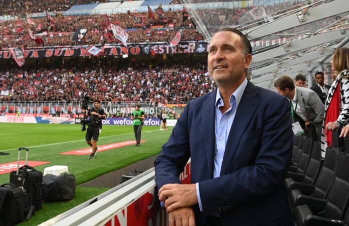 Milan: Gerry Cardinale San Siro (Photo by AC Milan/AC Milan via Getty Images)