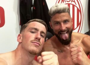 Giroud Saelemaekers post derby Milan-Inter