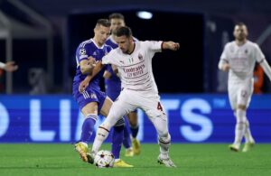 Dinamo Zagabria-Milan: Ismael Bennacer e Mislav Orsic (Photo Credit: Agenzia Fotogramma)