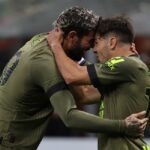 Milan: Brahim Diaz e Theo Hernandez (Photo Credit: Agenzia Fotogramma)