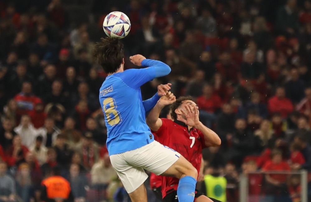 Albania-Italia: Sandro Tonali (Photo Credit: Agenzia Fotogramma)