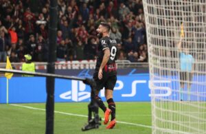 Milan: Olivier Giroud (Photo Credit: Agenzia Fotogramma)