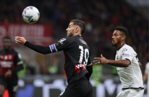 Milan-Spezia: Theo Hernandez (Photo Credit: Agenzia Fotogramma)