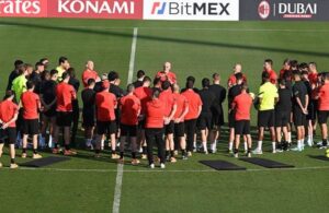 Milan, Pioli: l'allenamento al Dubai Police Club Stadium (Photo Credit: AC Milan)
