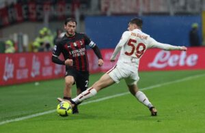 Milan-Roma: Davide Calabria, Nicola Zalewski (Photo Credit: Agenzia Fotogramma)