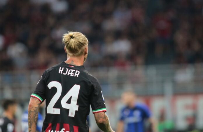 Milan: Simon Kjaer (Photo Credit: Agenzia Fotogramma)