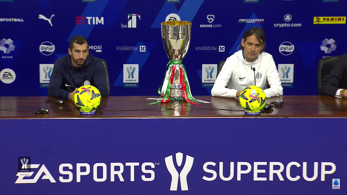 Inter: Simone Inzaghi, Henrikh Mkhitaryan