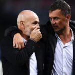 Milan: Paolo Maldini e Stefano Pioli (Photo Credit: Agenzia Fotogramma)