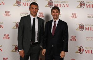 Milan: Paolo Maldini, Frederic Massara all'evento di Fondazione Milan (Photo via AC Milan)