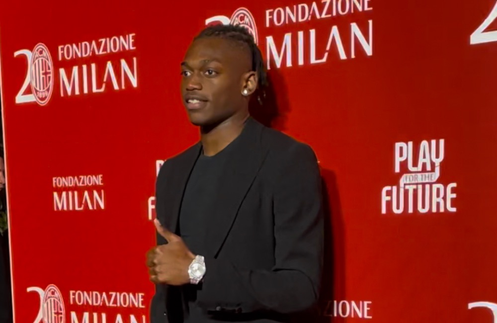 Milan: Rafael Leao all'evento di Fondazione Milan - MilanPress, robe dell'altro diavolo