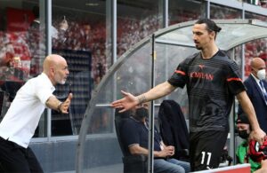 Milan: Stefano Pioli, Zlatan Ibrahimovic (Photo Credit: Agenzia Fotogramma)