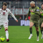 Milan-Torino: Theo Hernandez e Aleksej Miranchuk (Photo Credit: Agenzia Fotogramma)