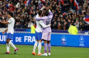 Francia: Mike Maignan, Olivier Giroud (Photo Credit: Agenzia Fotogramma)